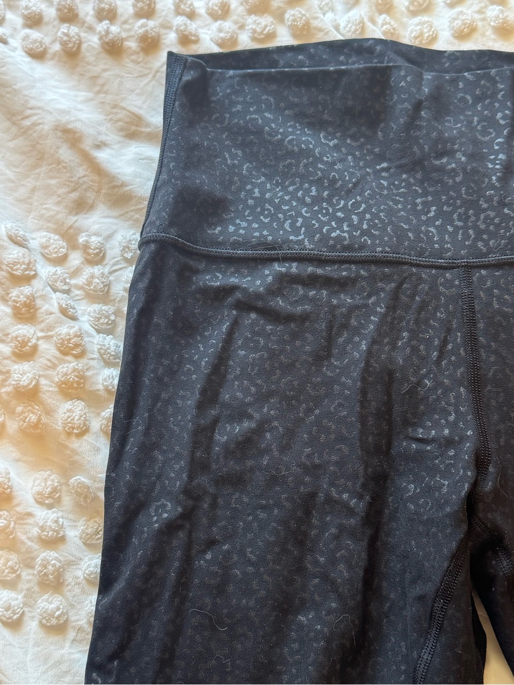 Lululemon Leopardo Shift Micro Emboss Black High-Waist Leggings - Picture 6 of 8